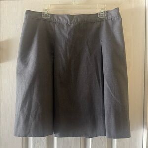 Dennis School Uniform Skirt with pockets Size 11 Juniors Rainier Gray Box Pleat